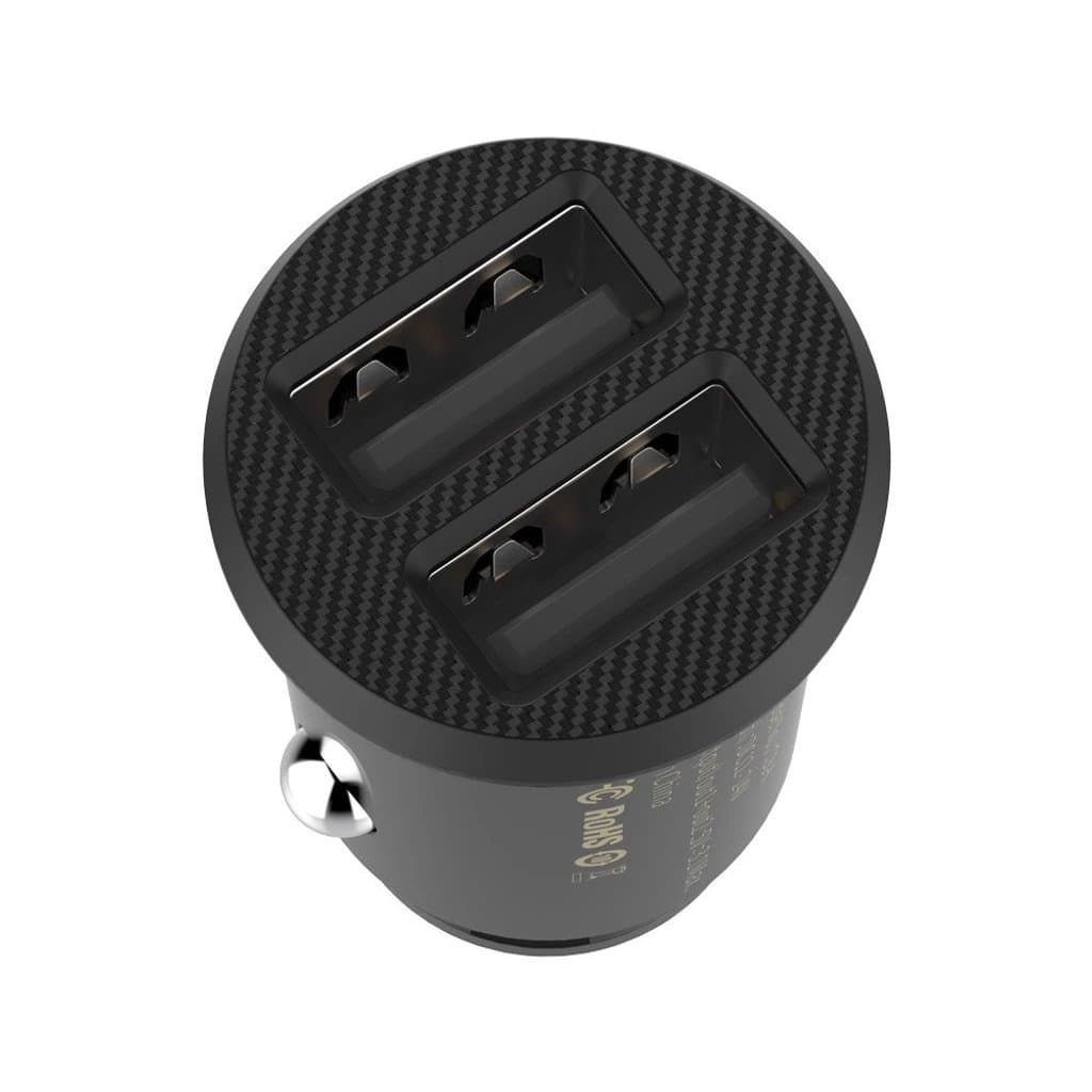 Baseus CCALL-ML01 Grain Nabíječka do Auta 15.5W 2x USB Black - náhled 2