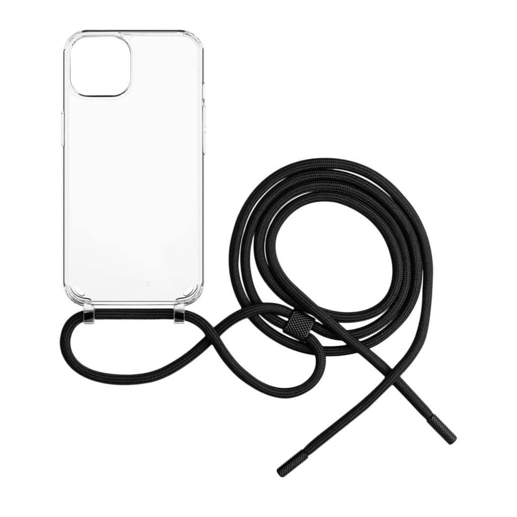 Pouzdro FIXED Pure Neck s černou šňůrkou na krk pro Apple iPhone 14 Plus - náhled 2