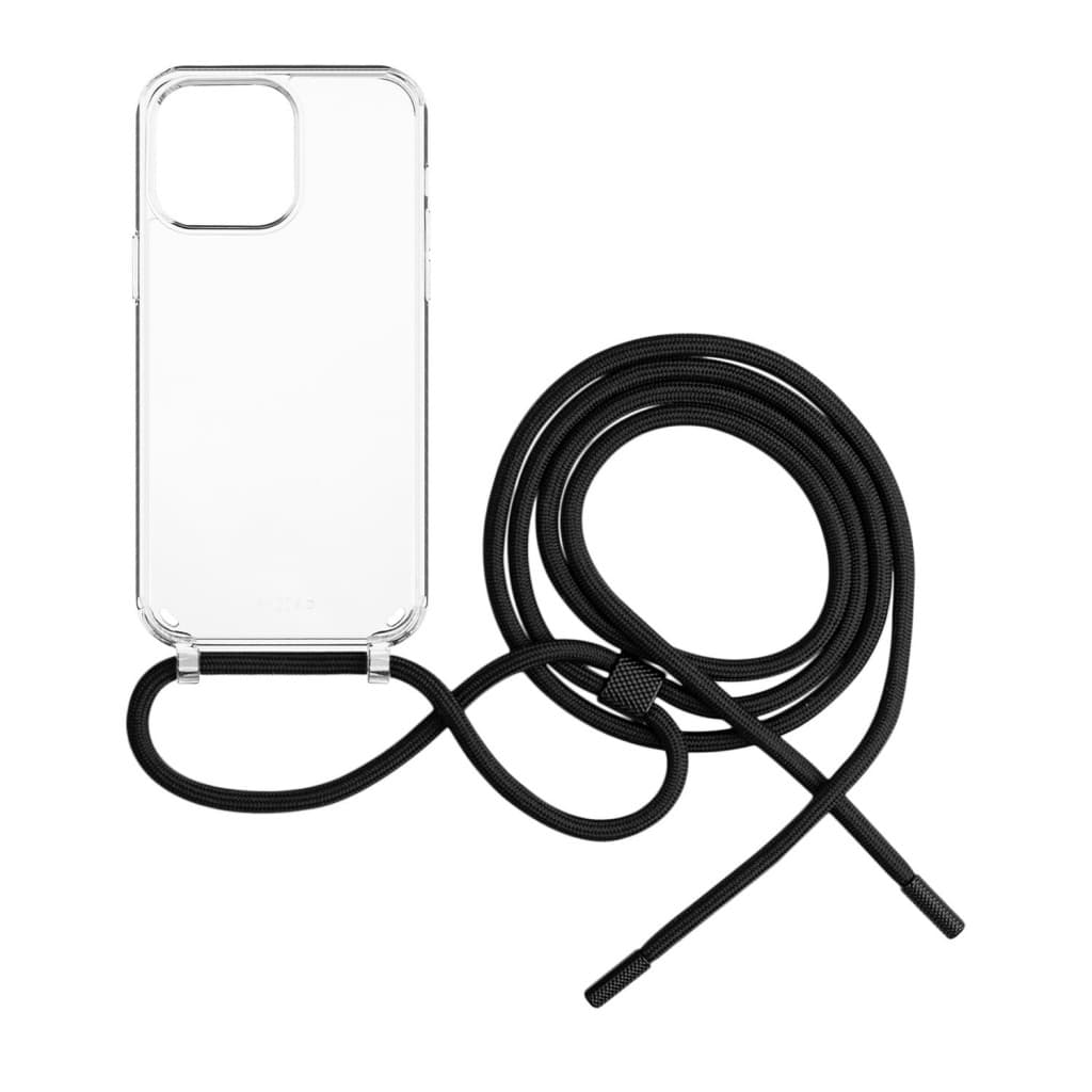 Pouzdro FIXED Pure Neck s černou šňůrkou na krk pro Apple iPhone 14 Pro Max - náhled 2
