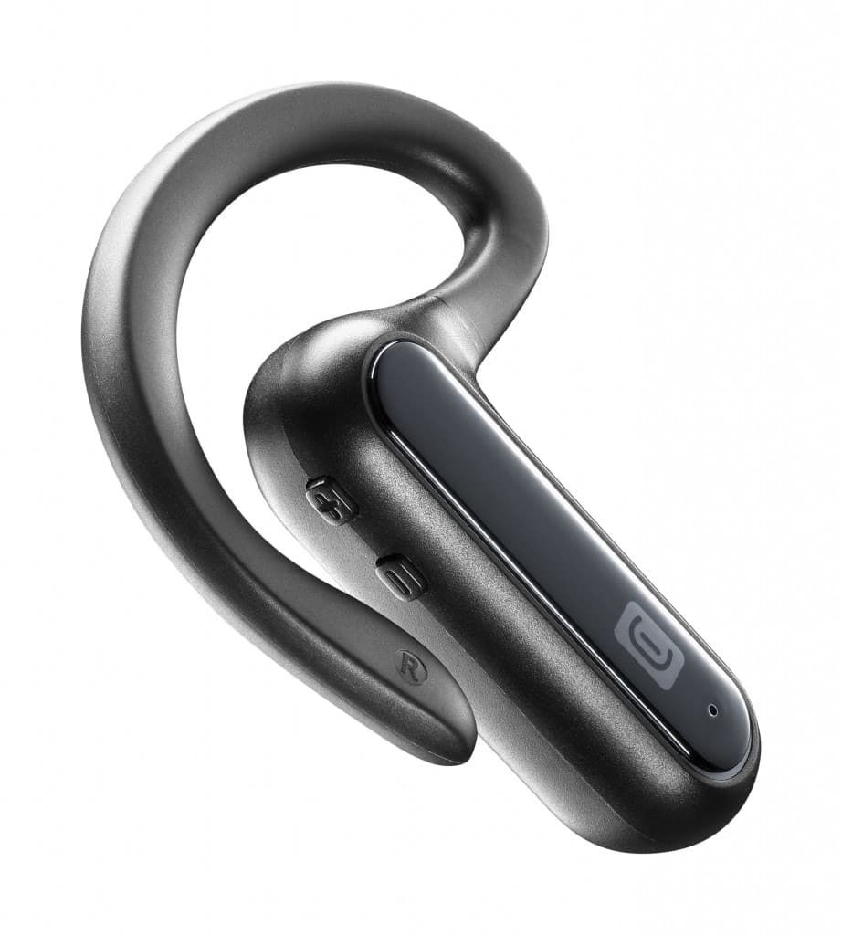Bluetooth headset Cellularline CAR FLAT včetně nabíjecí základny do auta, černý - náhled 2