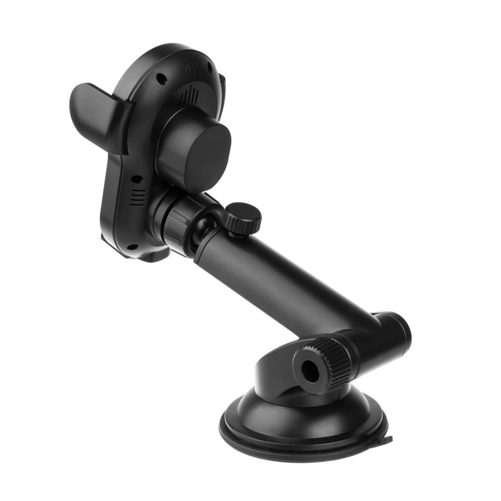 Automatický držák do auta s rychlým bezdrátovým nabíjením FIXED Matic XL na sklo nebo palubní desku, 15W, černý - náhled 2