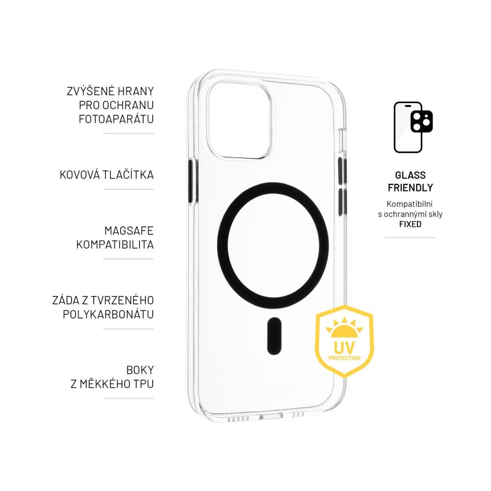 Zadní kryt FIXED MagPurity s podporou Magsafe pro Apple iPhone 15, čirý - náhled 2