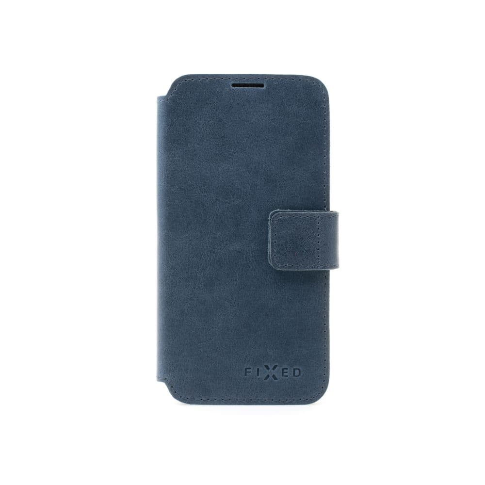 Kožené pouzdro typu kniha FIXED ProFit pro Apple iPhone 15 Pro, modré - náhled 2