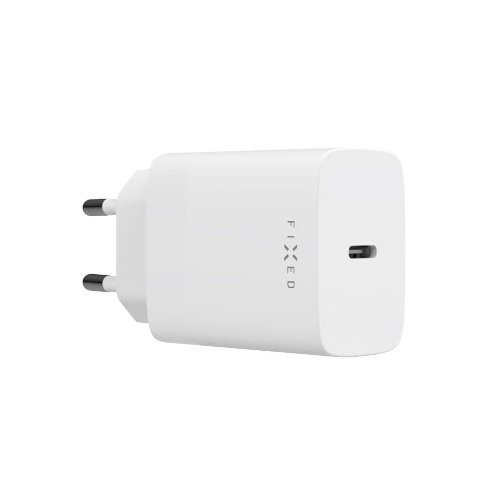 Adaptér FIXED s USB-C výstupem a podporou PD, 30W, bílý - náhled 2