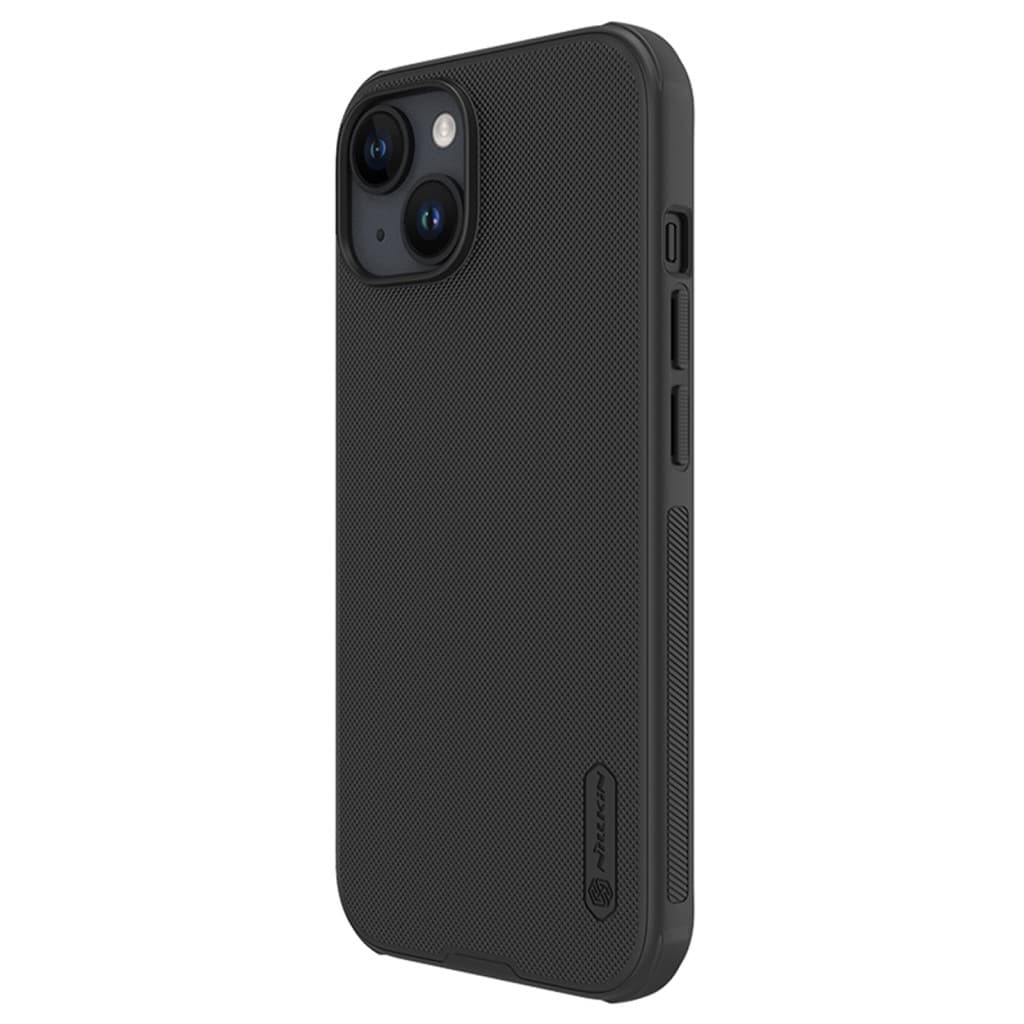Nillkin Super Frosted PRO Zadní Kryt pro Apple iPhone 15 Black (Without Logo Cutout) - náhled 2