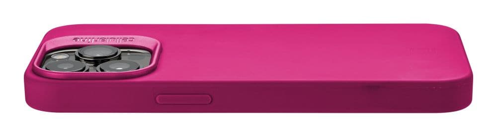 Ochranný silikonový kryt Cellularline Sensation Plus pro Apple iPhone 15 Pro Max, růžový - náhled 2