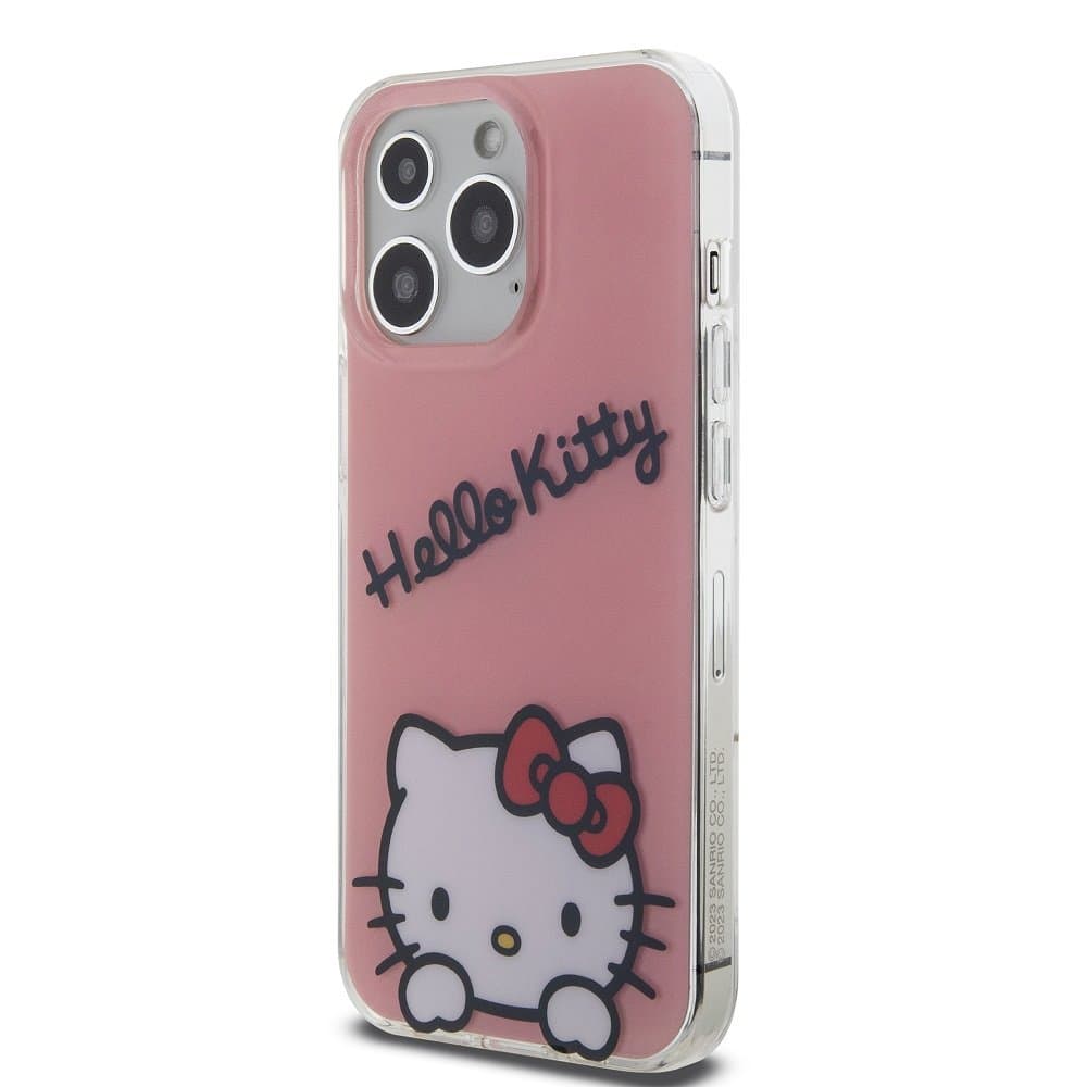 Hello Kitty IML Daydreaming Logo Zadní Kryt pro iPhone 13 Pro Pink - náhled 2