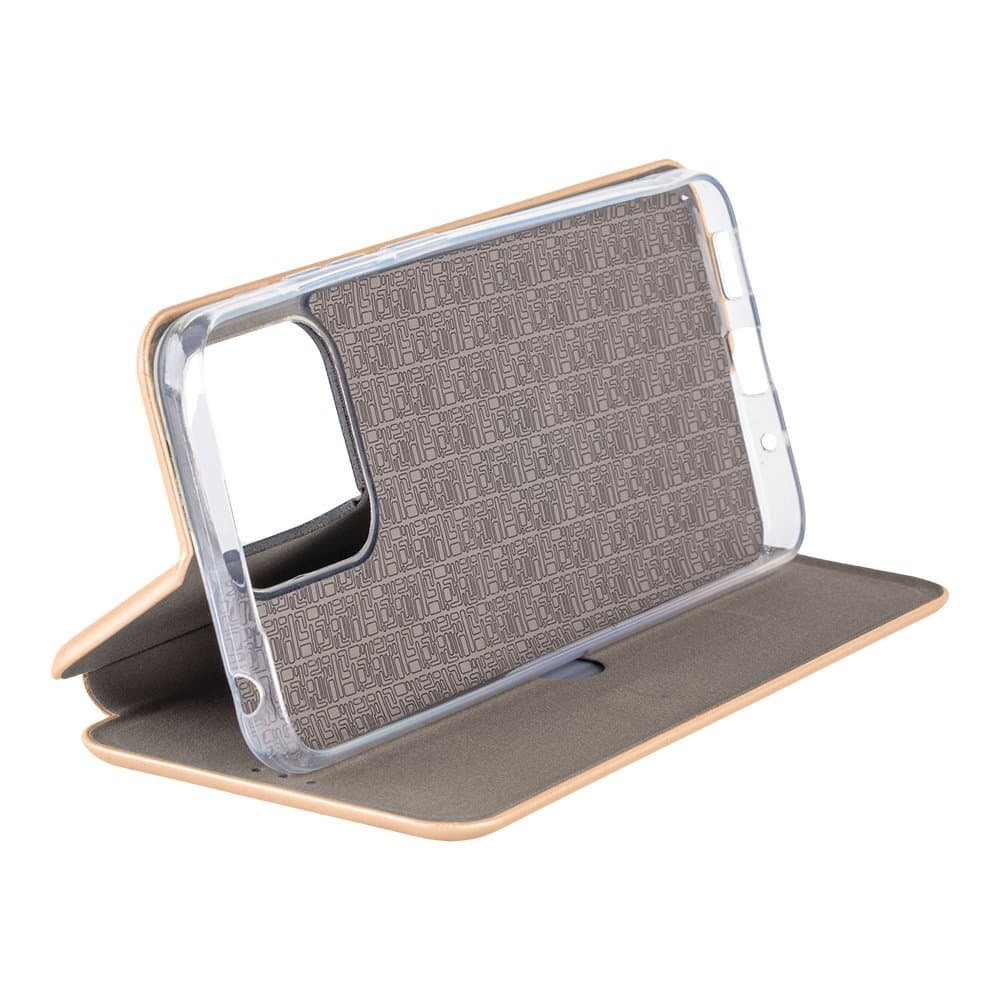 Obal:Me Book Pouzdro pro Xiaomi Redmi 12C Gold - náhled 2