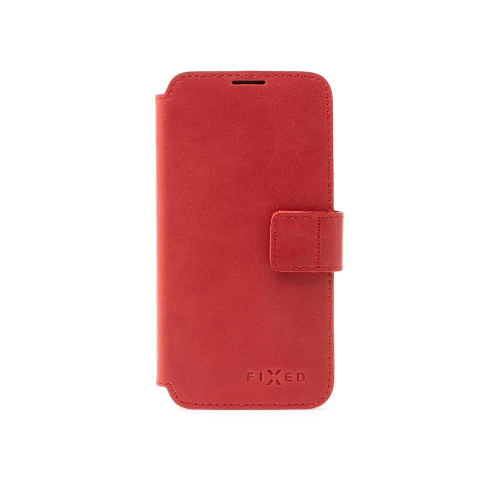 Kožené pouzdro typu kniha FIXED ProFit pro Samsung Galaxy S24+, červené - náhled 2