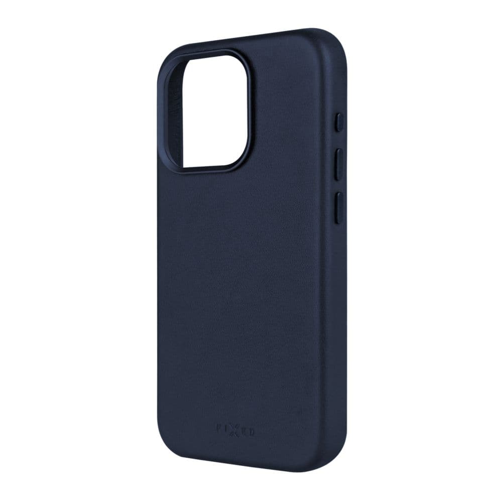 Kožený zadní kryt FIXED MagLeather s podporou MagSafe pro Samsung Galaxy S24, modrý - náhled 2