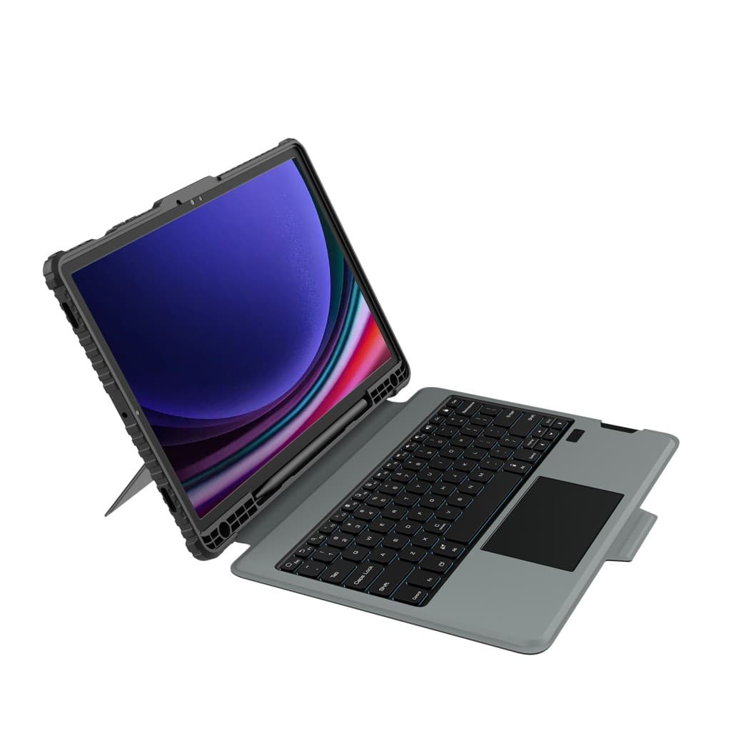 Pouzdro na tablet Nillkin Bumper Combo Keyboard (Backlit Version) pro Samsung Tab S9+ Black - náhled 2