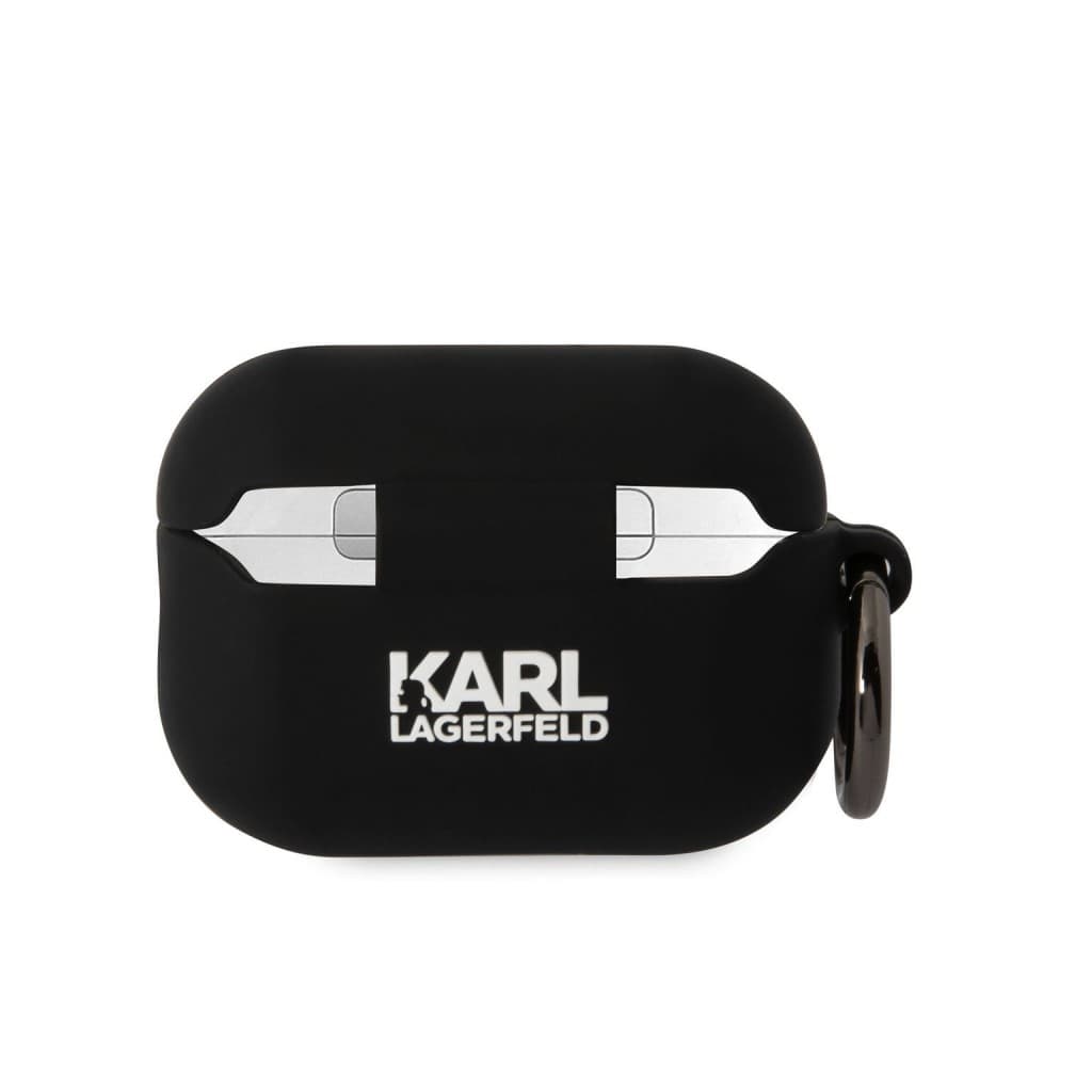 Karl Lagerfeld 3D Logo NFT Karl and Choupette Silikonové Pouzdro pro AirPods Pro 2 Black - náhled 2