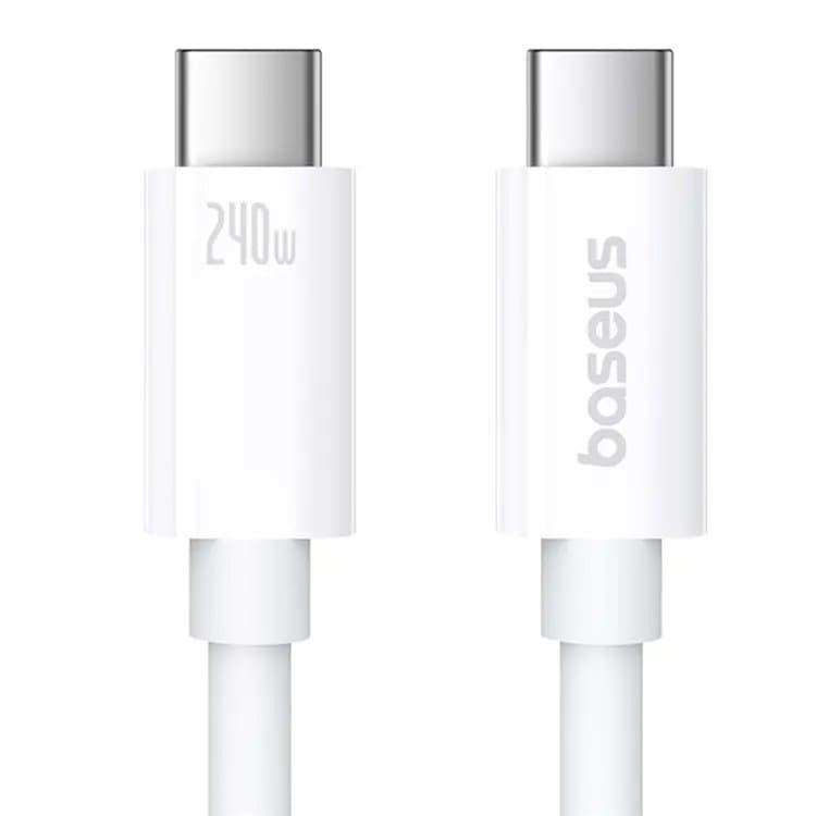 Datový Kabel Baseus Superior Series 2 Fast Charging USB-C - USB-C 240W 1m Moon White - náhled 2