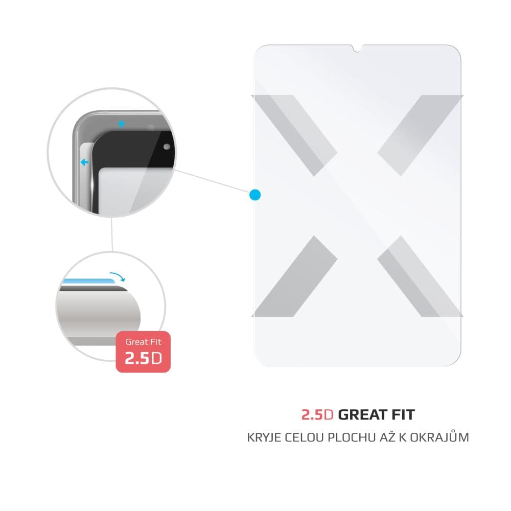 Ochranné tvrzené sklo FIXED pro Xiaomi Redmi Pad 2 Pro 4G/5G/POCO Pad 4G/5G/Xiaomi Redmi Pad Pro 4G/5G, čiré - náhled 2