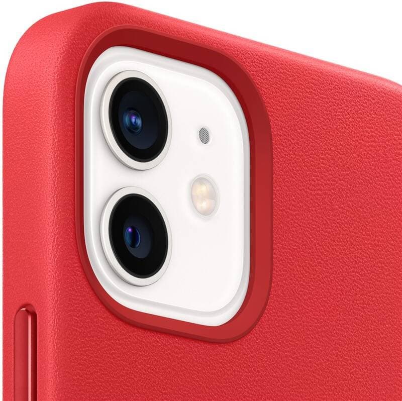 MHK73ZM/A Apple Kožený Kryt vč. MagSafe pro iPhone 12 mini Red - náhled 2