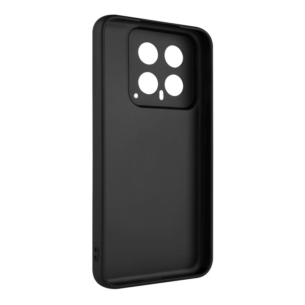 Zadní pogumovaný kryt FIXED Story pro Xiaomi 14, černý - náhled 2