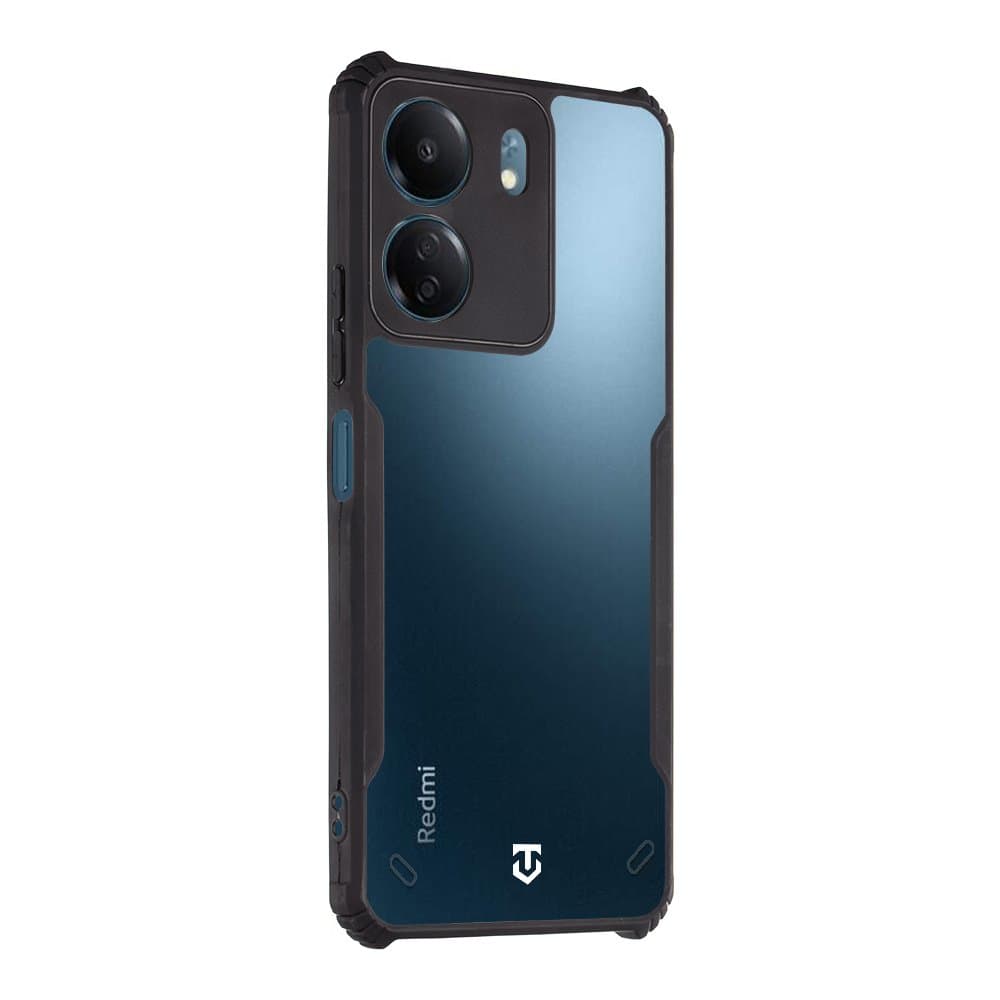 Tactical Quantum Stealth Kryt pro Xiaomi Redmi 13C-Poco C65 Clear-Black - náhled 2