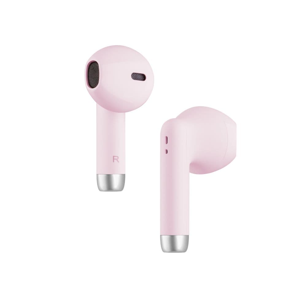 Bezdrátová TWS sluchátka FIXED Pods, růžová - náhled 2
