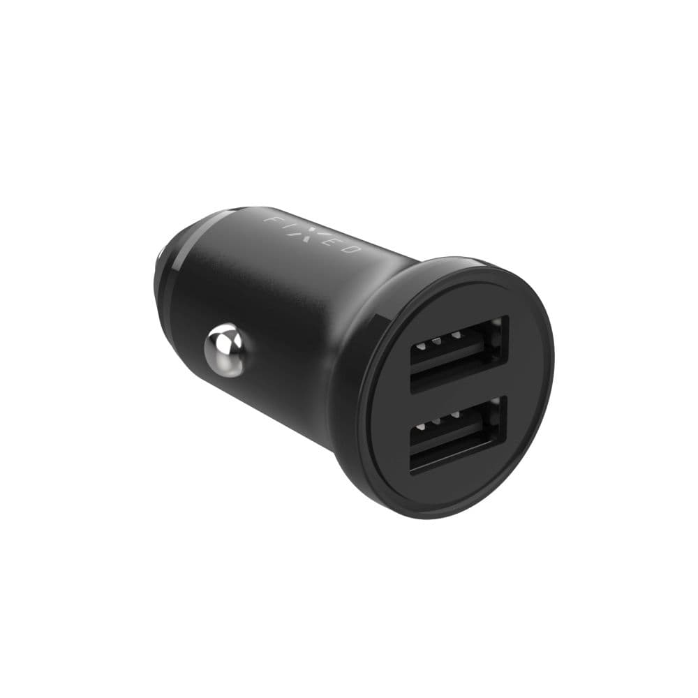 Autonabíječka FIXED s 2xUSB výstupem, 15W Smart Rapid Charge, černá - náhled 2