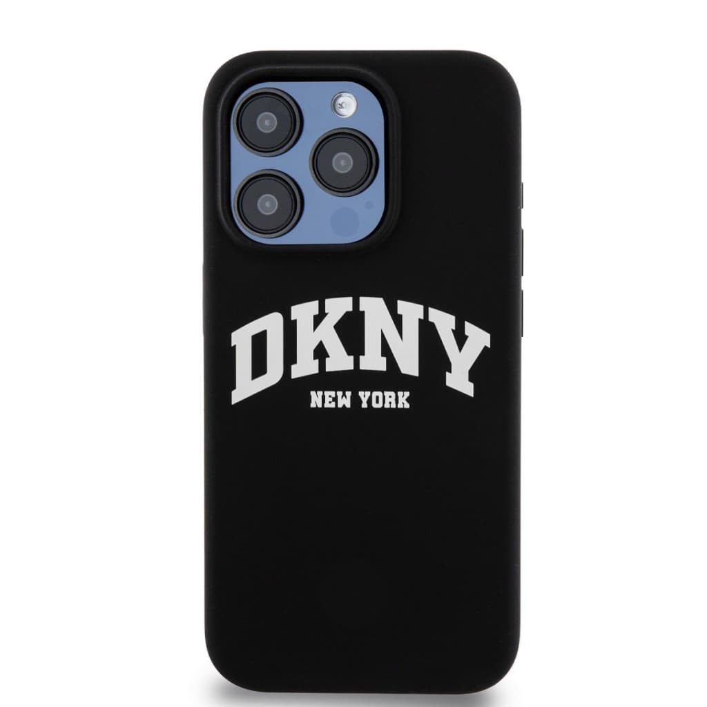 Zadní Kryt DKNY Liquid Silicone Arch Logo MagSafe pro iPhone 15 Pro černý - náhled 2