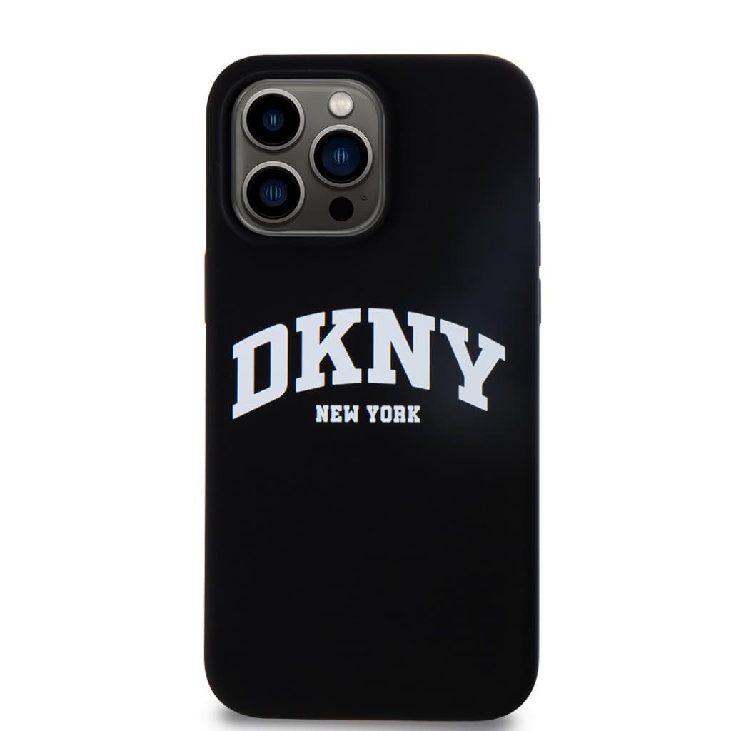 Zadní Kryt DKNY Liquid Silicone Arch Logo MagSafe pro iPhone 14 Pro Max černý - náhled 2