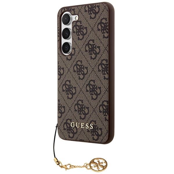 Guess 4G Charms Zadní Kryt pro Samsung Galaxy A35 5G Brown - náhled 2