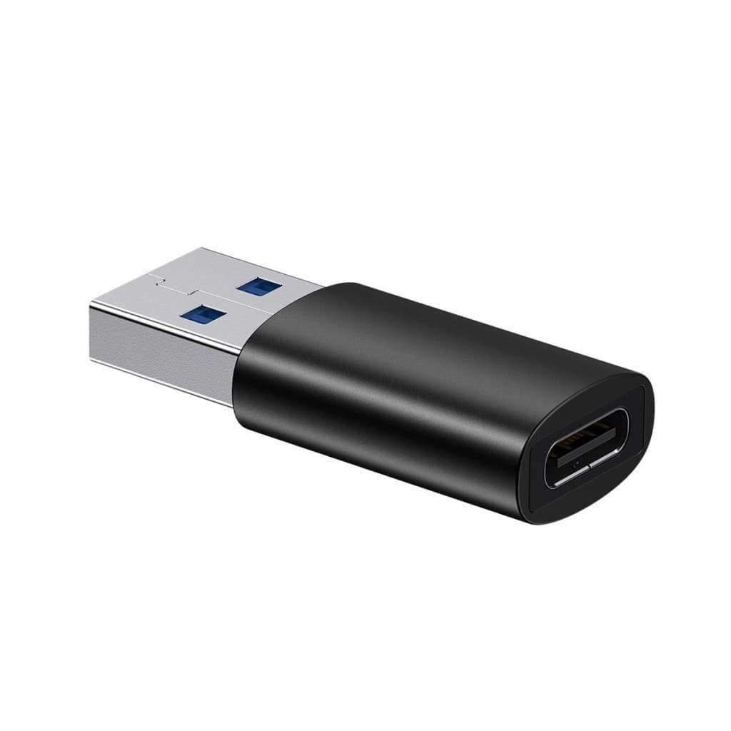 Adaptér Baseus Ingenuity Mini OTG z USB-C na USB-A Black - náhled 2