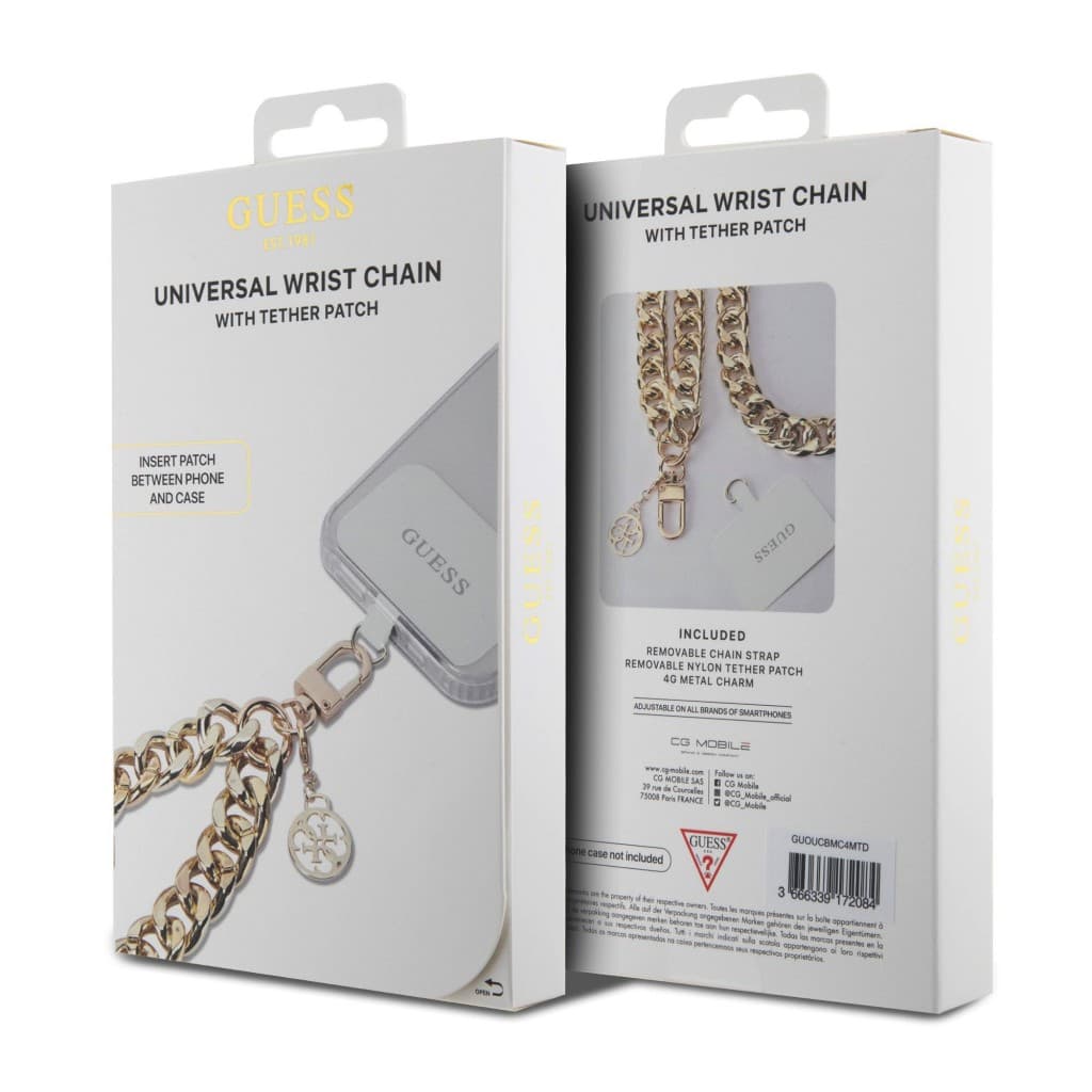 Univerzální Popruh na ruku Guess 4G Charm Gold - náhled 2