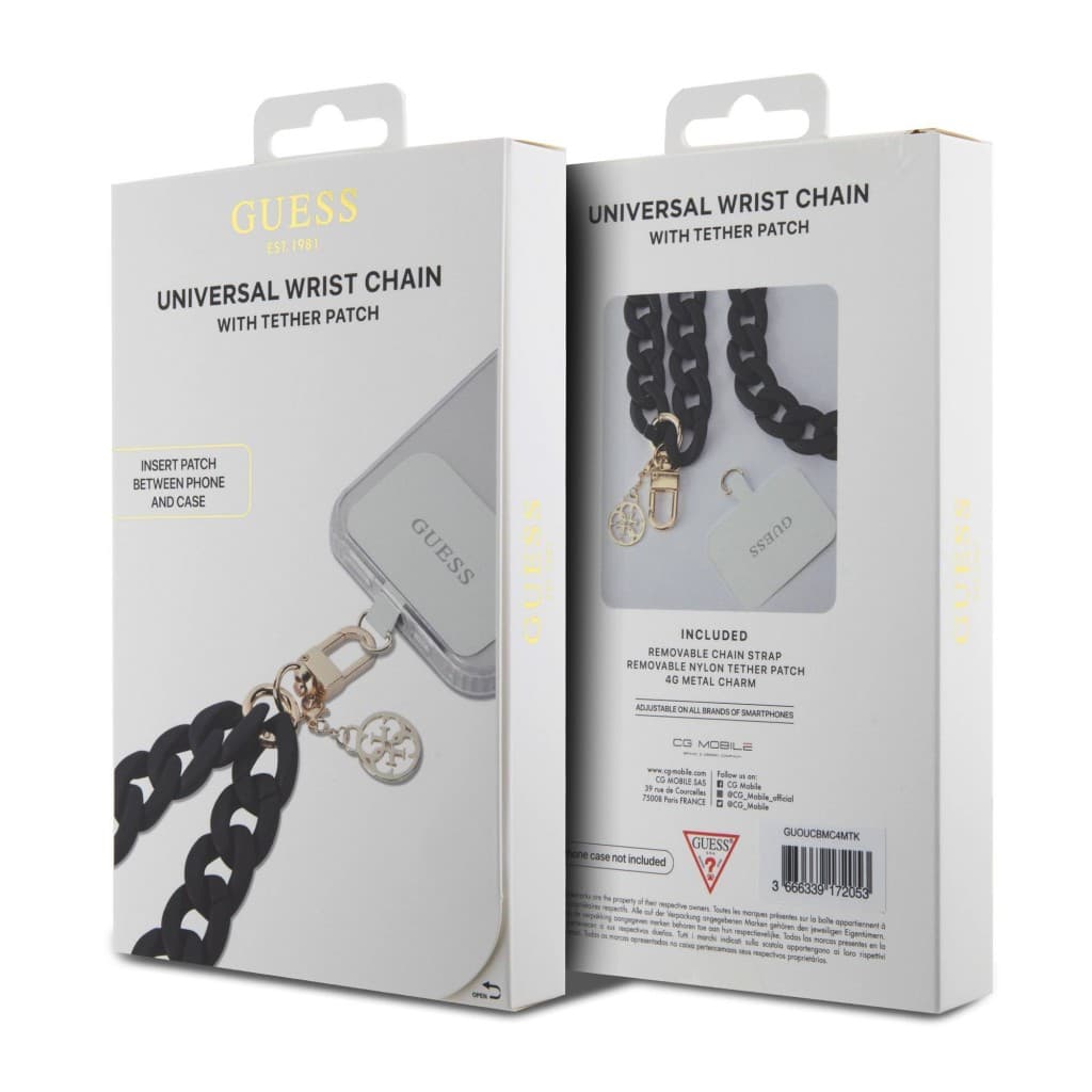 Univerzální Popruh na ruku Guess 4G Charm Black - náhled 2