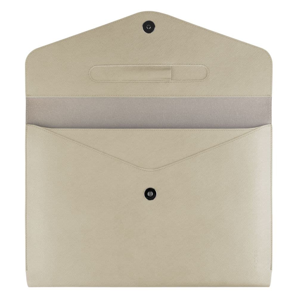 Pouzdro FIXED Siena pro notebooky a tablety do 13", krémové - náhled 2