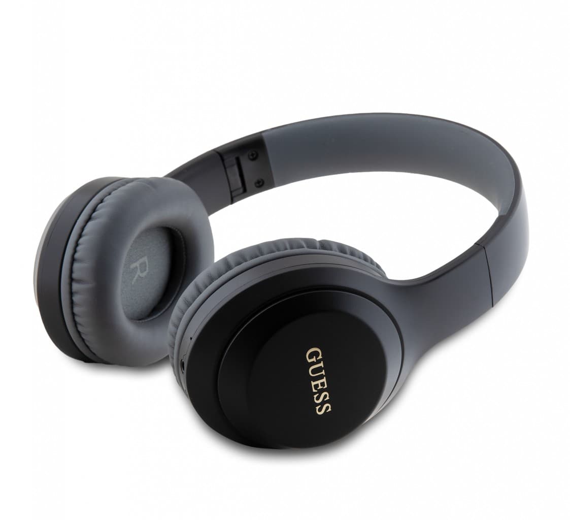Bezdrátová sluchátka Guess Classic Silver Logo Stereo černá - náhled 2