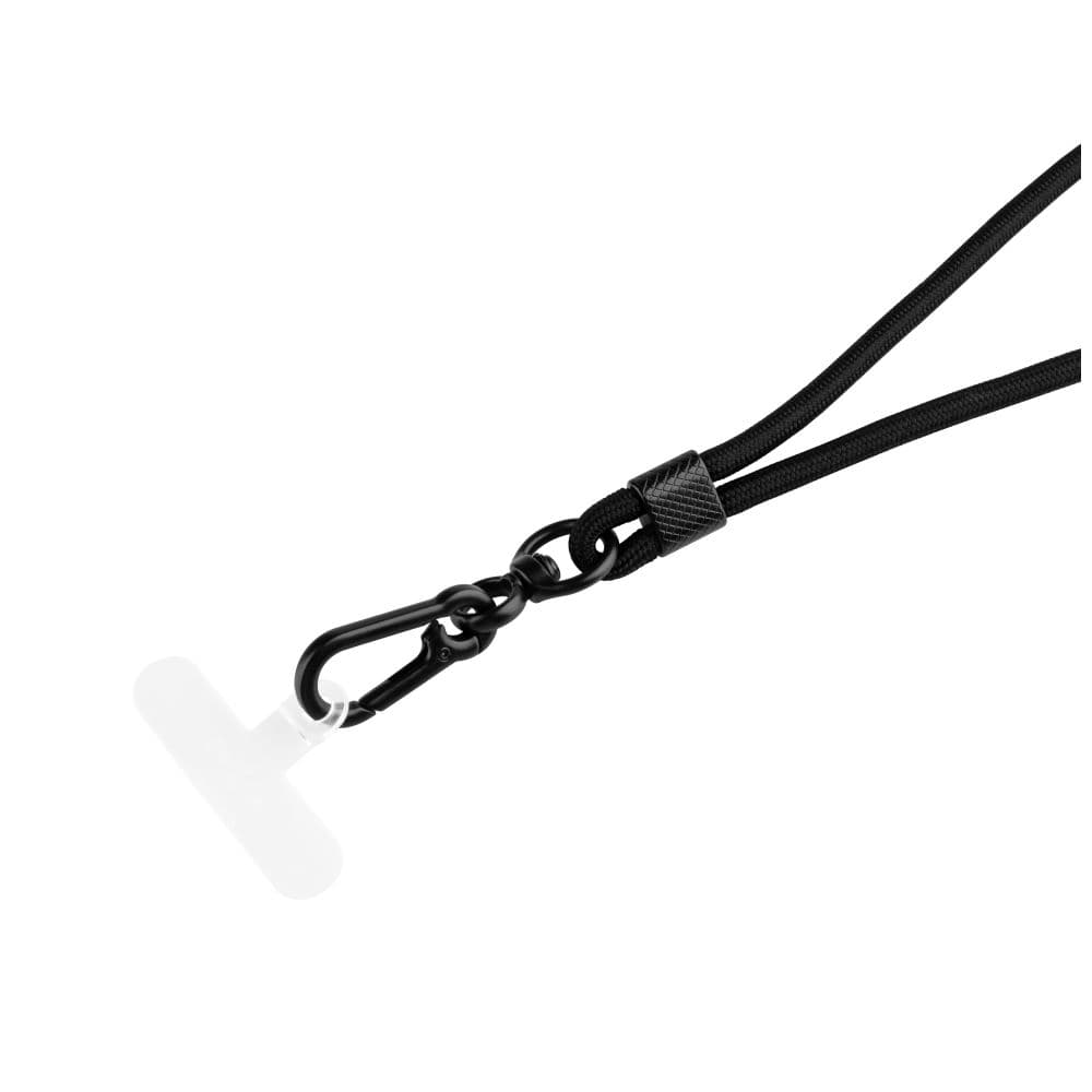 Univerzální šňůrka FIXED NeckUni pro telefony, černá - náhled 2