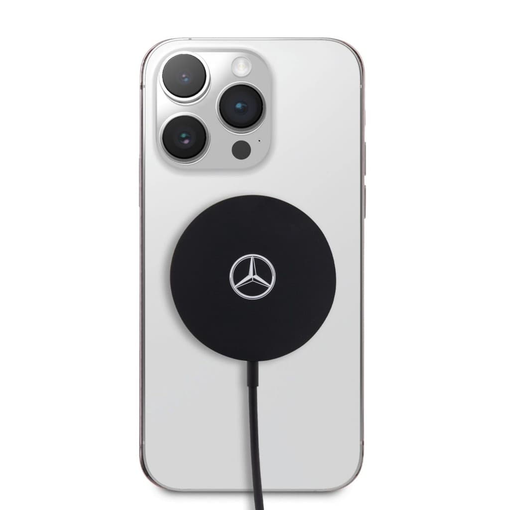 Bezdrátová nabíječka Mercedes 15W Magnetic černá - náhled 2