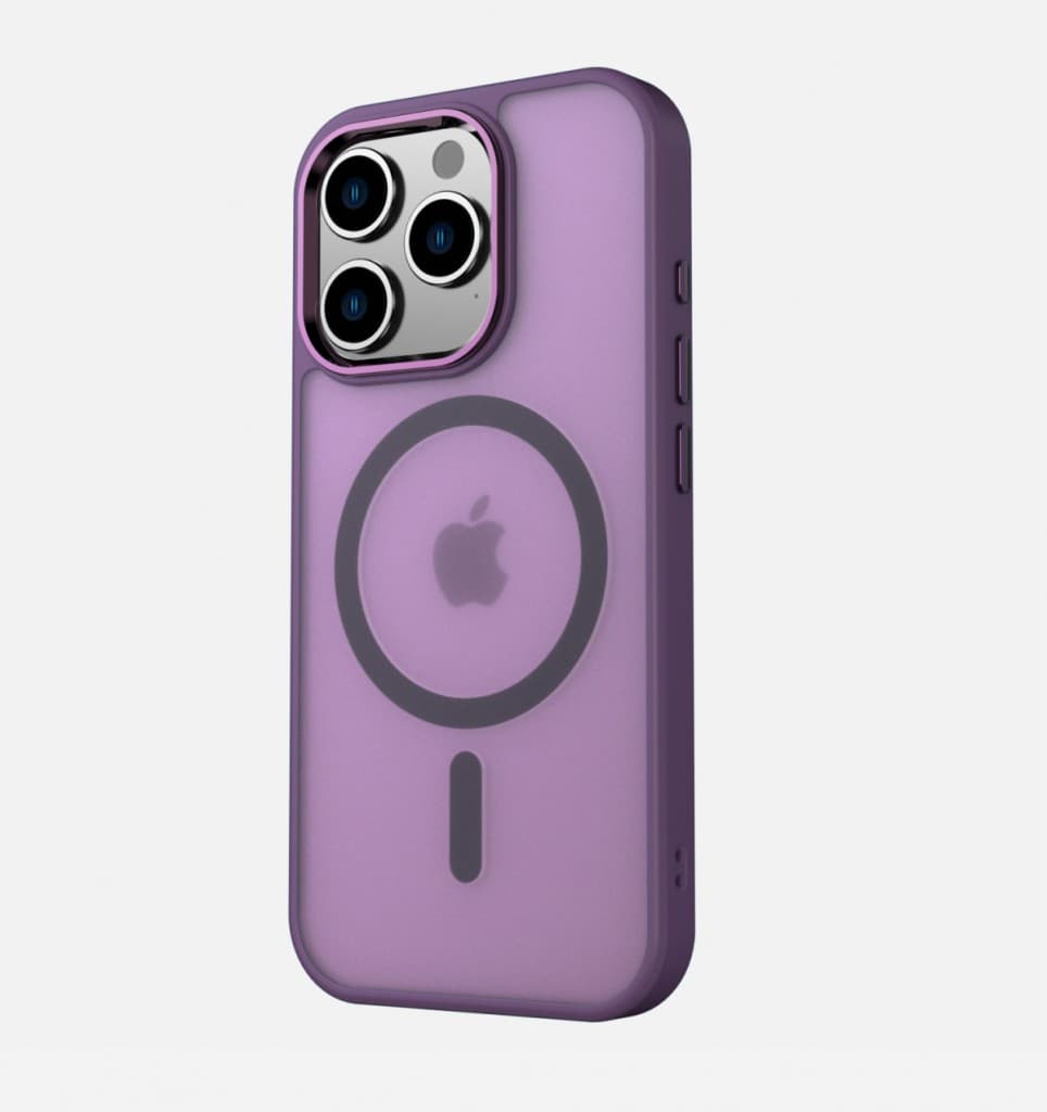 Zadní kryt Swissten Magstick Flex pro iPhone 15 Plus fialový - náhled 2