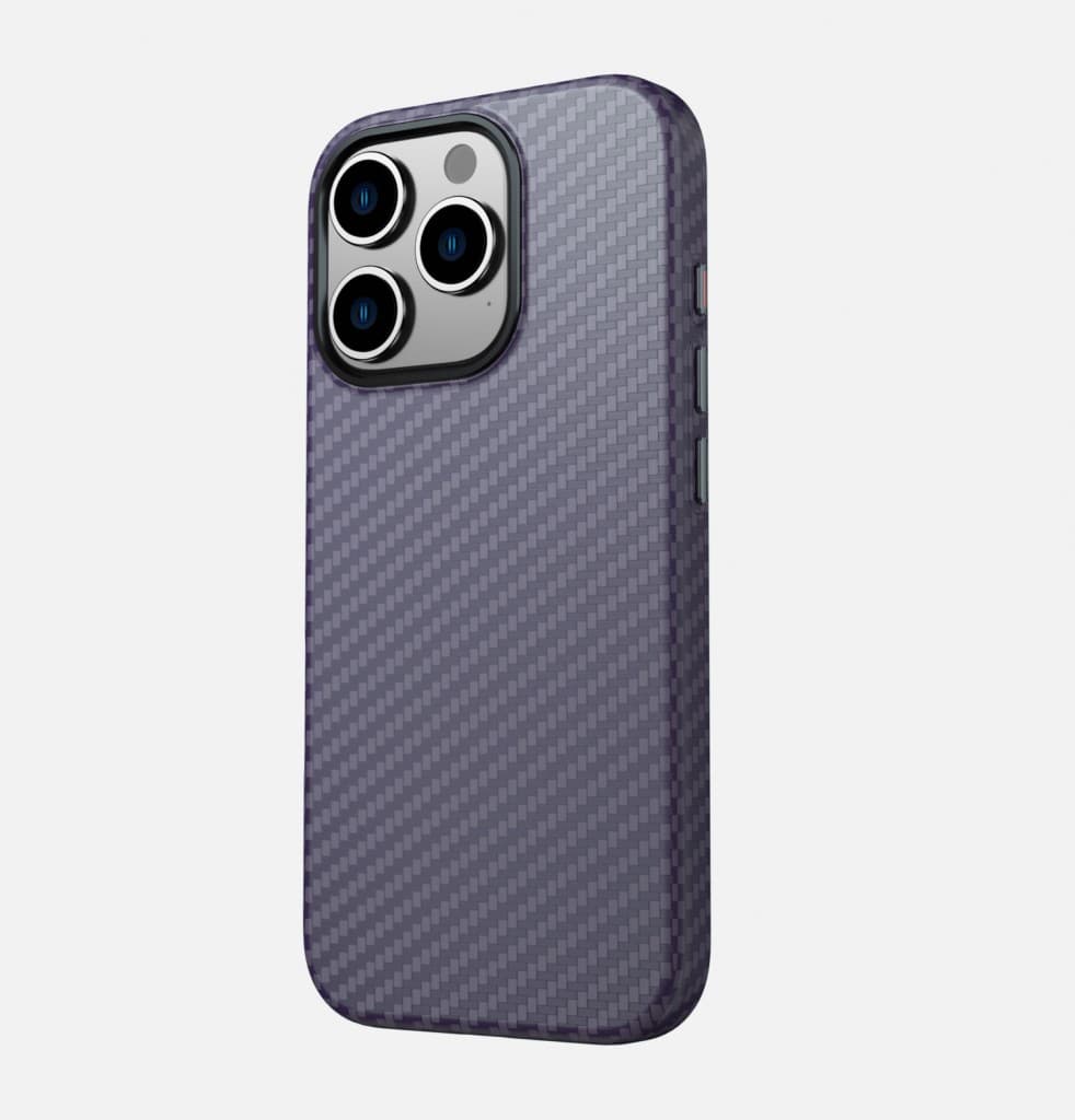 Zadní kryt Swissten Magstick Shell pro iPhone 14 Pro fialový - náhled 2