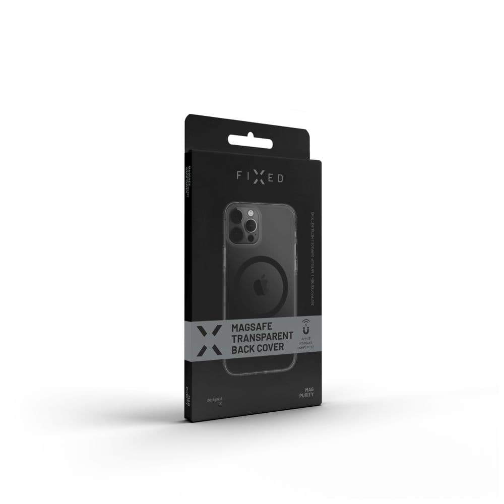 Zadní kryt FIXED MagPurity s podporou Magsafe pro Apple iPhone 16e, čirý - náhled 2