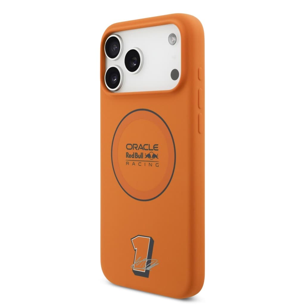 Zadní kryt Red Bull Silicone Blue Ring MagSafe pro iPhone 17 Pro Max Orange - náhled 2