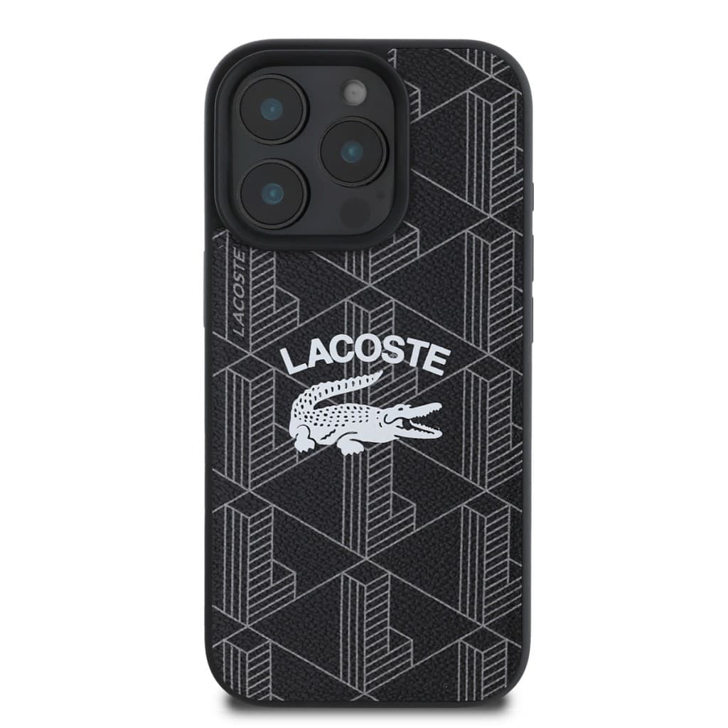 Zadní kryt Lacoste Blend Monogram MagSafe pro iPhone 16 Pro Black - náhled 2