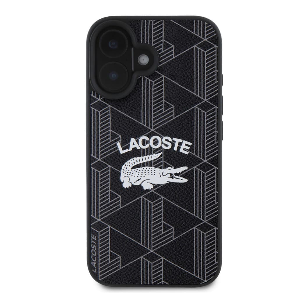 Zadní kryt Lacoste Blend Monogram MagSafe pro iPhone 16 Black - náhled 2