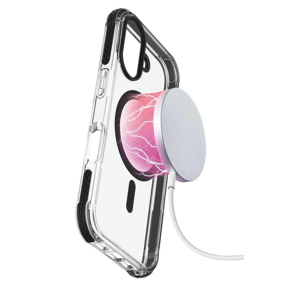 Ochranný kryt Cellularline Tetra Force Strong Guard Mag s podporou Magsafe pro Apple iPhone 16 Plus, transparentní - náhled 2