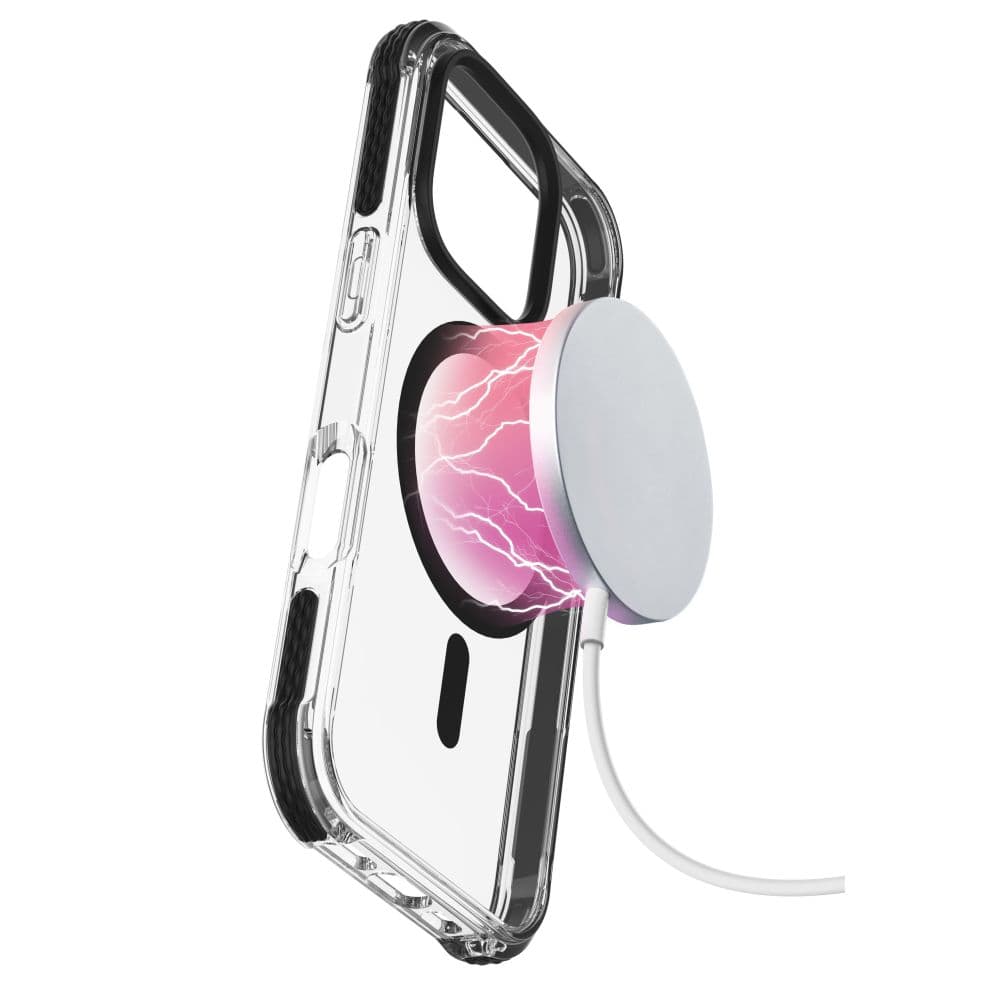 Ochranný kryt Cellularline Tetra Force Strong Guard Mag s podporou Magsafe pro Apple iPhone 16 Pro Max, transparentní - náhled 2