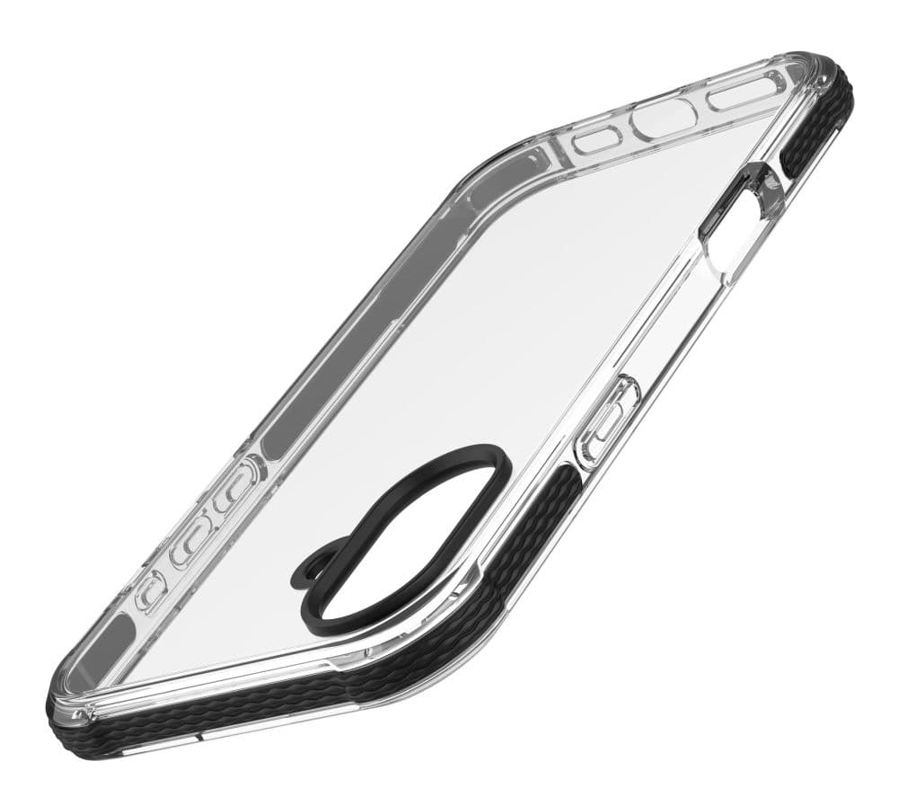 Ultra ochranné pouzdro Cellularline Tetra Force Strong Guard pro Apple iPhone 16 Plus, 2 stupně ochrany, transparentní - náhled 2