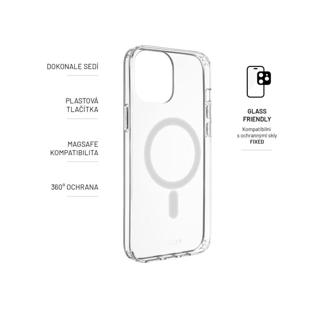 Zadní kryt FIXED MagPure s podporou MagSafe pro Samsung Galaxy S25, čirý - náhled 2