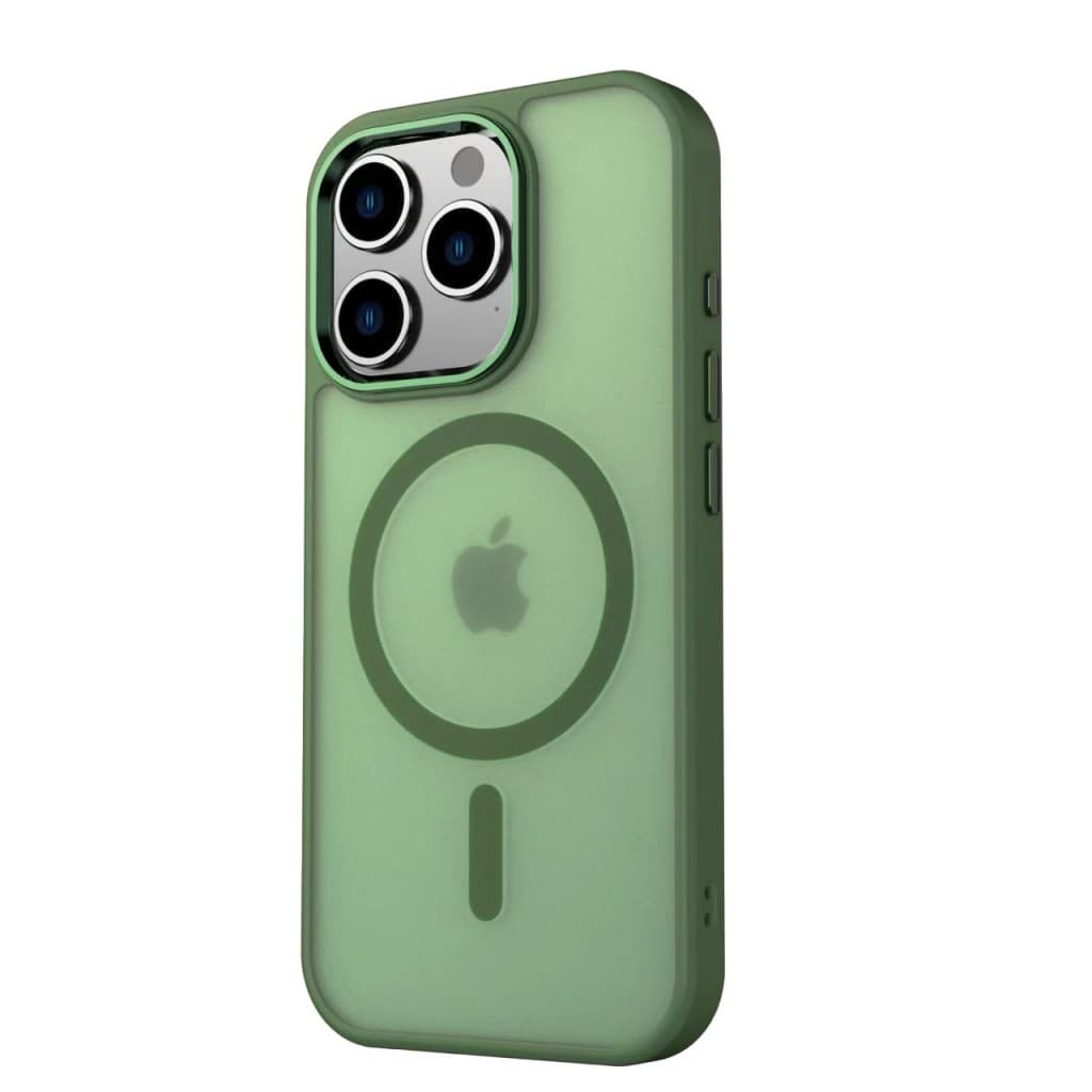 Zadní kryt Swissten Magstick Flex pro Apple iPhone 15 Pro zelený - náhled 2