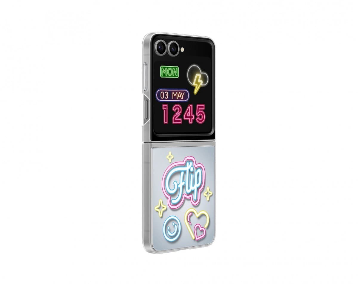 Zadní kryt EF-ZF741CTE Samsung FlipSuit pro Galaxy Z Flip 6 Transparent - náhled 2
