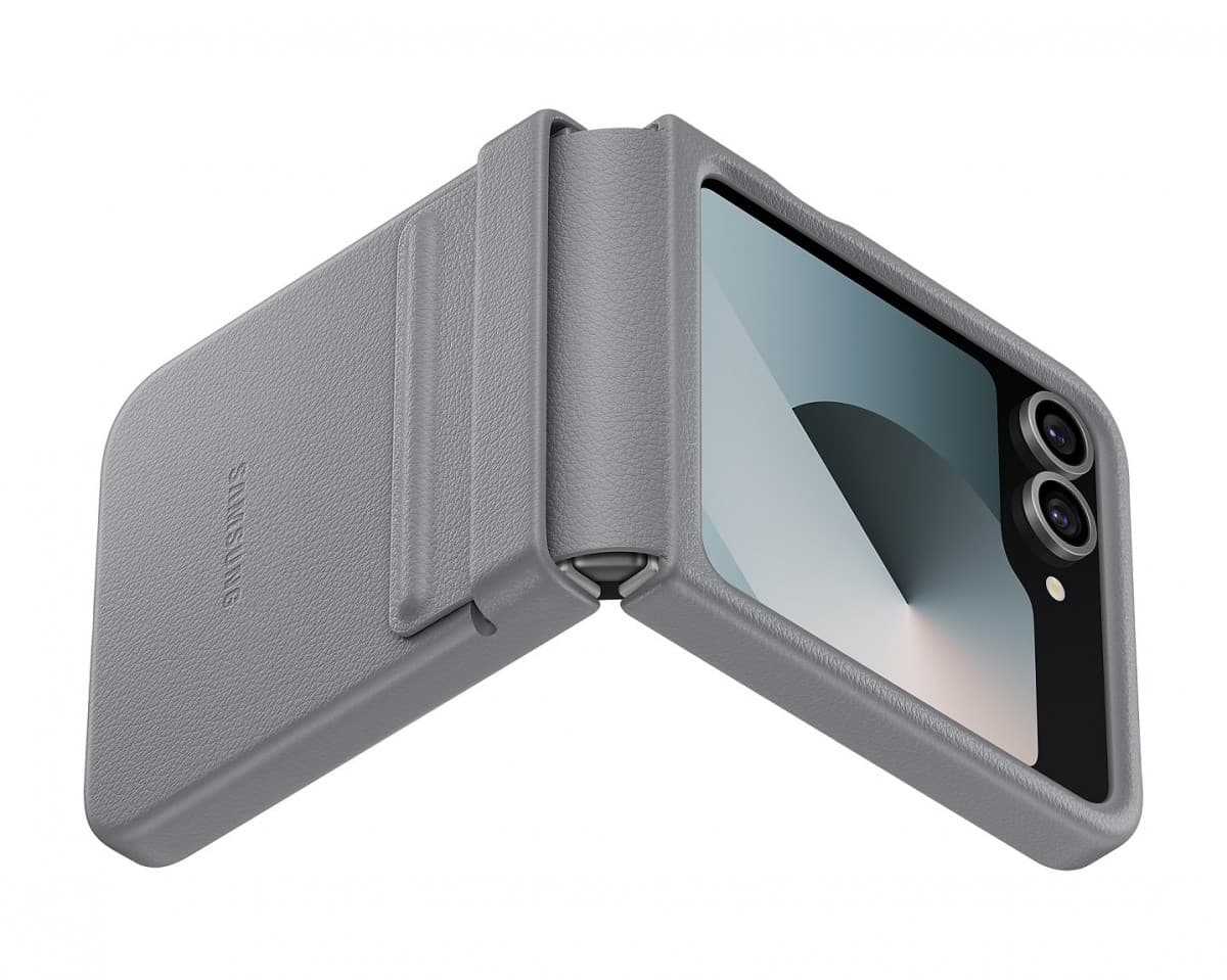Zadní kryt EF-VF741PJE Samsung KindSuit pro Galaxy Z Flip 6 Gray - náhled 2