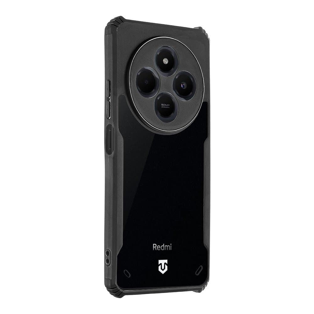 Zadní kryt Tactical Quantum Stealth pro Xiaomi Redmi 14C 4G-Poco C75 Clear/Black - náhled 2