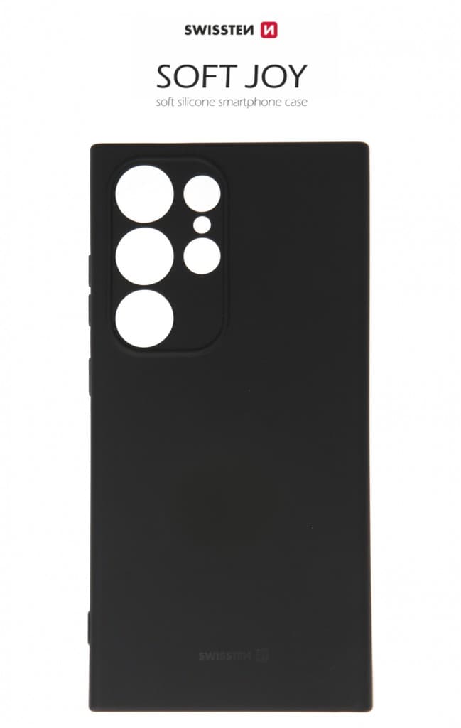Zadní kryt Swissten Soft Joy pro Samsung Galaxy S25 Ultra 5G černý - náhled 2
