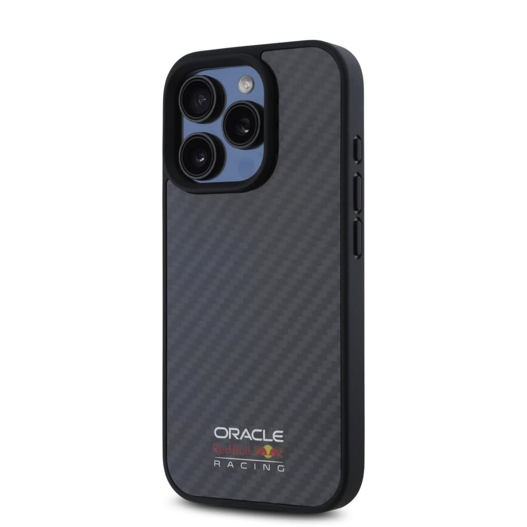 Zadní kryt Red Bull Carbon Shiny Logo MagSafe pro iPhone 16 Pro Max Black - náhled 2