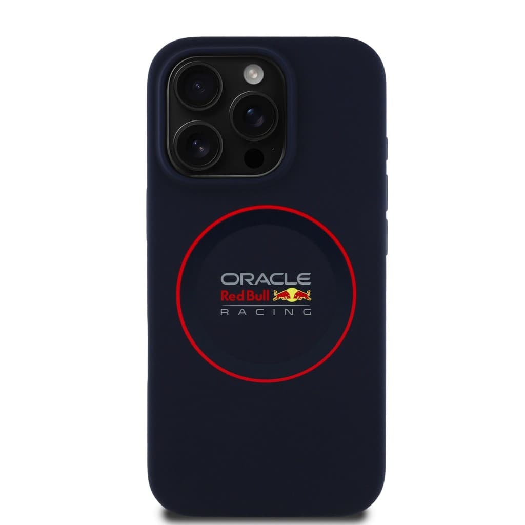 Zadní kryt Red Bull Silicone Red Ring MagSafe pro iPhone 16 Pro Max Navy - náhled 2